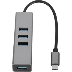 Q-Link USB-C hub 4 USB 3.0 poorten