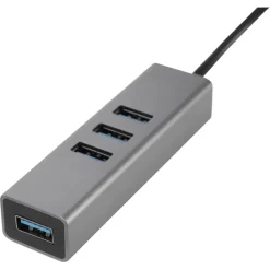 Q-Link USB-C hub 4 USB 3.0 poorten