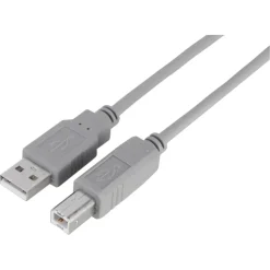 Q-Link USB kabel 2.0 printer/scanner 2 meter grijs