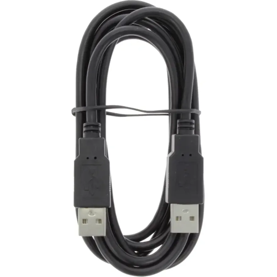 Q-Link USB kabel 2.0 USB-A male/male 2 meter grijs