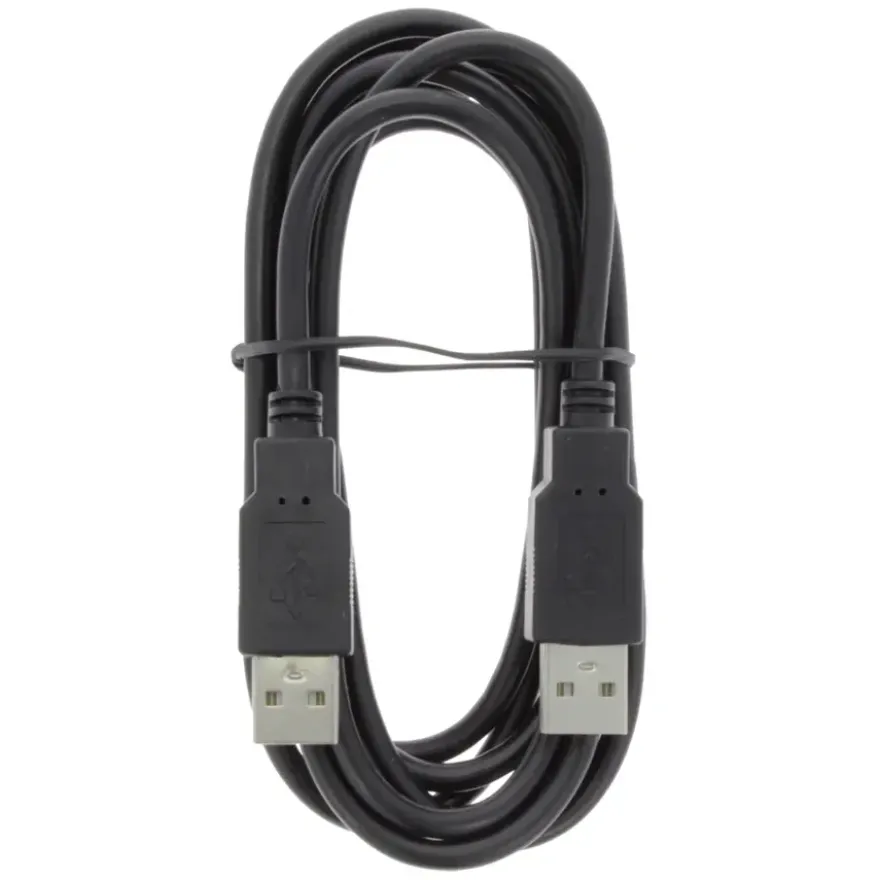 Q-Link USB kabel 2.0 USB-A male/male 2 meter grijs