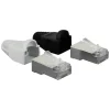 Q-Link UTP connector 4x/kap RJ45 2x zwart wit 8 stuks