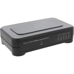 Q-link UTP netwerkswitch 5 poorten gigabit ethernet zwart