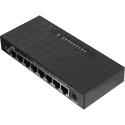 Q-link UTP netwerkswitch 8 poorten gigabit ethernet zwart