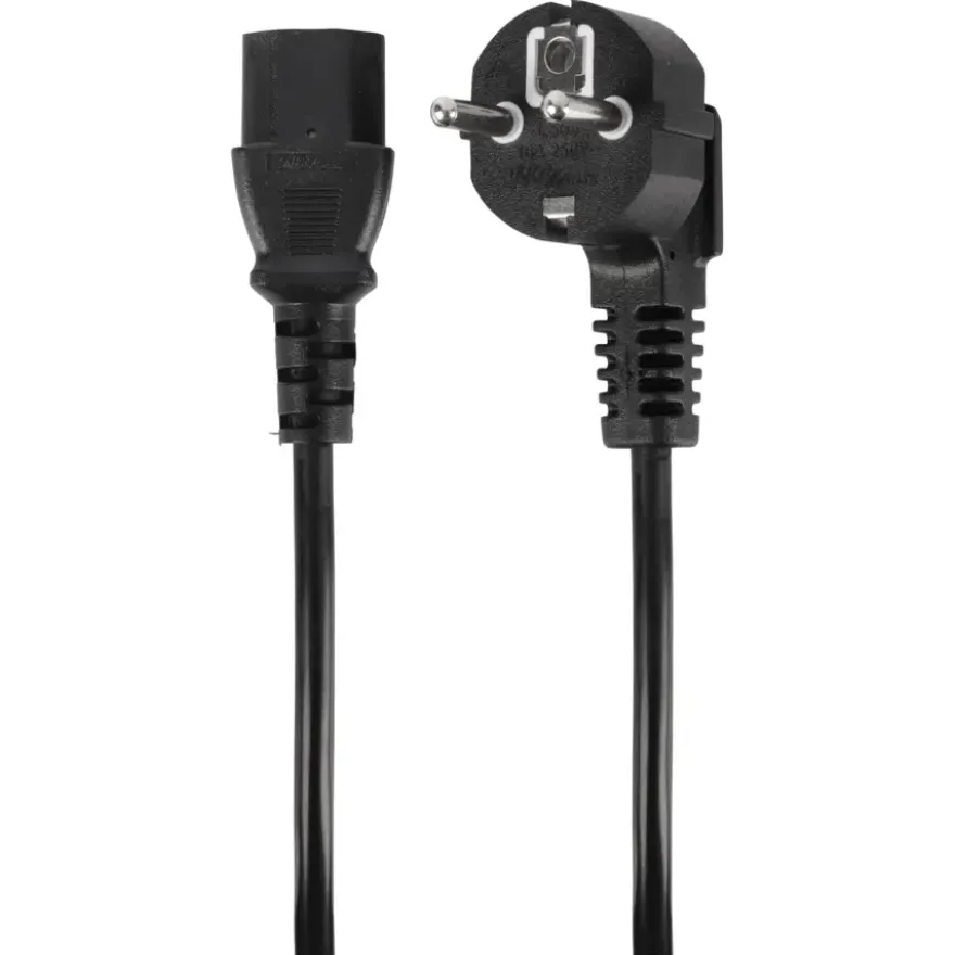 Q-Link voedingskabel schuko C13 2 meter