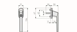 Raamboom FG110 zwart