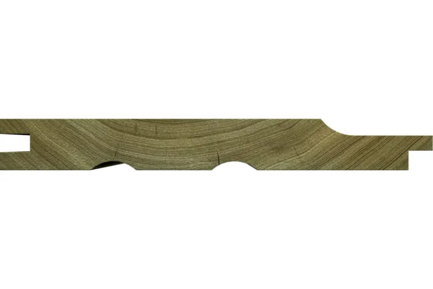 Rabatdeel vuren hout geschaafd 1,7 x 13,5 x 240 cm