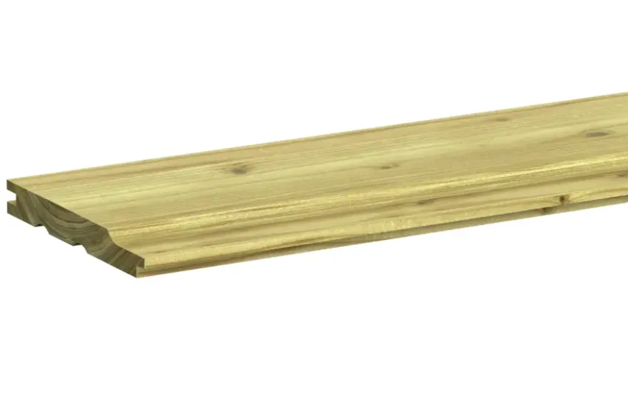 Rabatdeel vuren hout geschaafd 1,7 x 13,5 x 240 cm