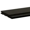 Rabatdeel vuren hout zwart 1,7 x 13,5 x 240 cm