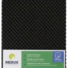 Redux geluidabsorberende plaat zelfklevend zwart 100 x 50 x 3 cm 2 stuks