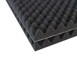 Redux geluidabsorberende plaat zelfklevend zwart 100 x 50 x 3 cm 2 stuks