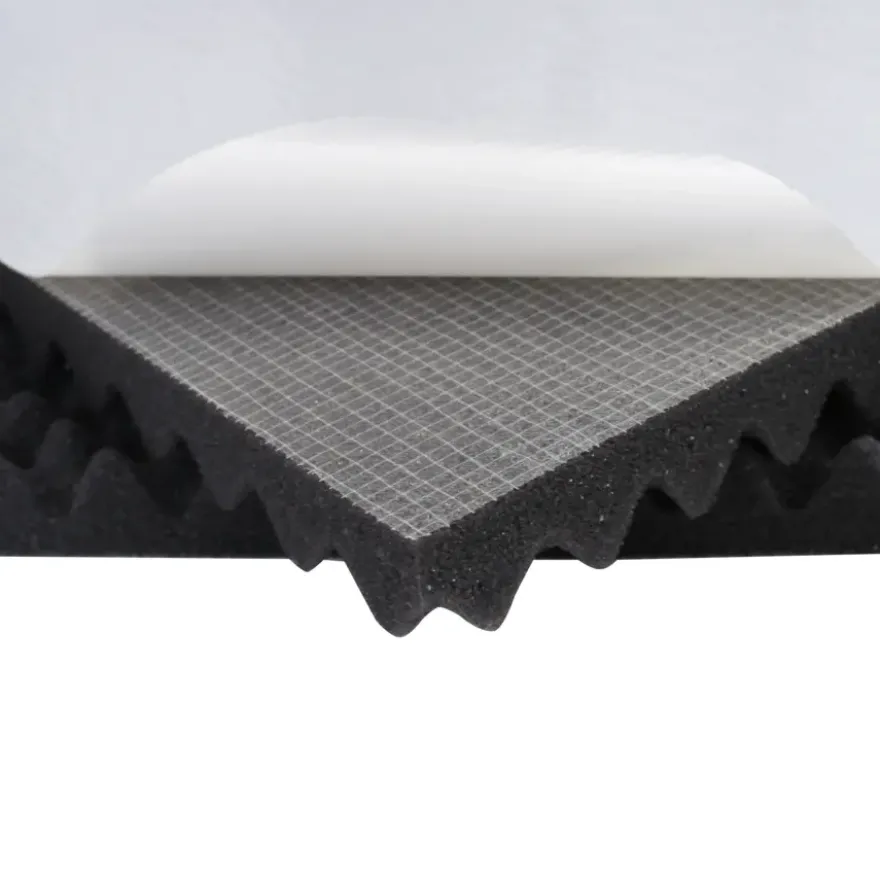 Redux geluidabsorberende plaat zelfklevend zwart 100 x 50 x 3 cm 2 stuks
