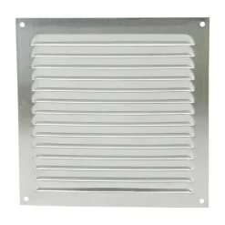 Renson ventilatierooster opbouw aluminium zilver 200x200 mm