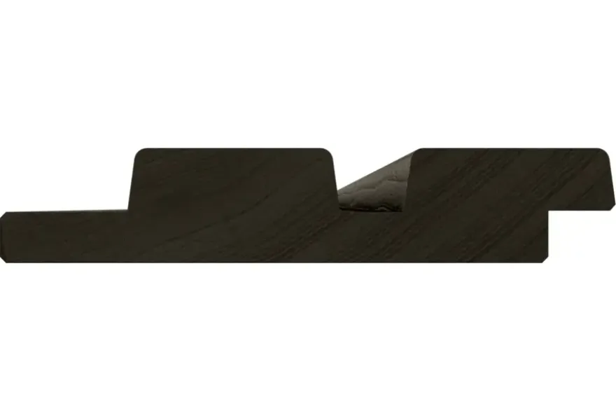 Rhombusprofiel vuren hout antraciet geschaafd 180 x 14,5 x 2,8 cm