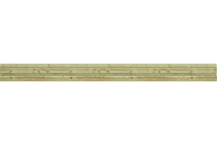Rhombusprofiel vuren hout geschaafd 180 x 2,8 x 14,5 cm