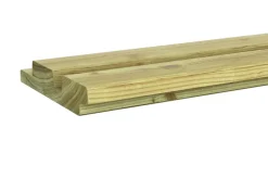 Rhombusprofiel vuren hout geschaafd 180 x 2,8 x 14,5 cm