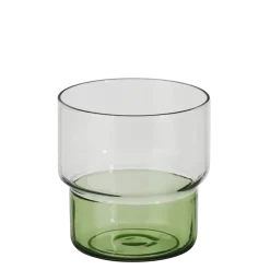 Riga drinkglas groen - h8,5xd8cm