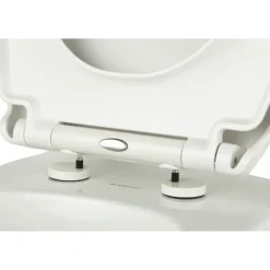 Riga toiletbril thermoplast wit met softclose en quick release