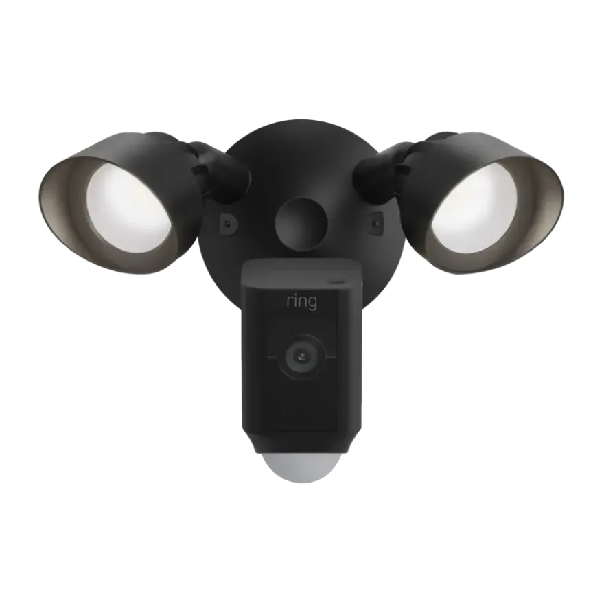 Ring Floodlight Camera Wired Plus Zwart
