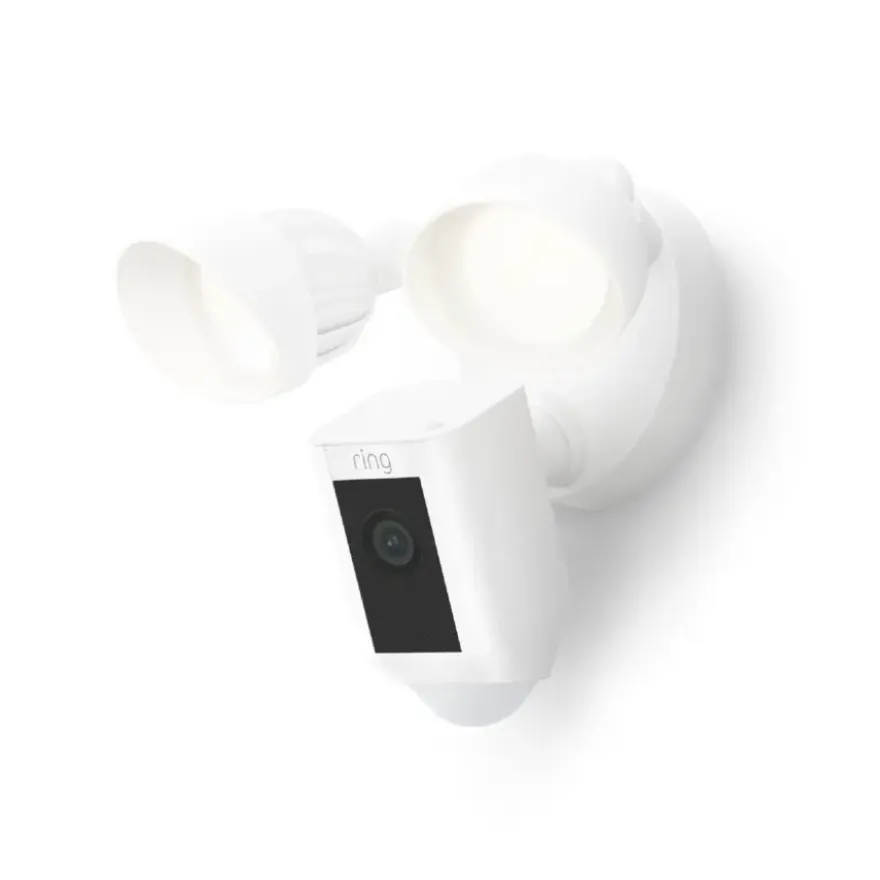 Ring Floodlight Camera Wired Plus Zwart