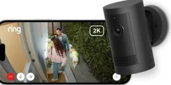 Ring Outdoor Camera Plus Battery Zwart 2K
