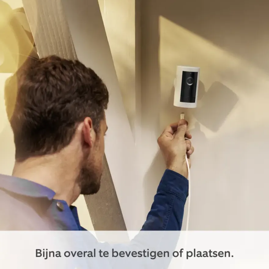 Ring Outdoor Camera Plus Plug-in Wit 2K