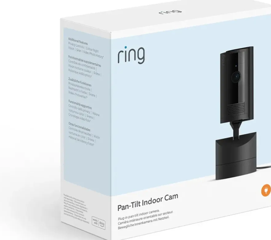 Ring Pan & Tilt Indoor Cam Zwart