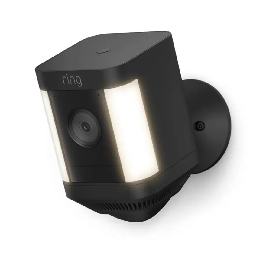 Ring Spotlight Camera Plus Battery Zwart
