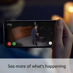 Ring Spotlight Camera Plus Plug-in Zwart