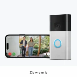 Ring Video Deurbel Satijn Nikkel