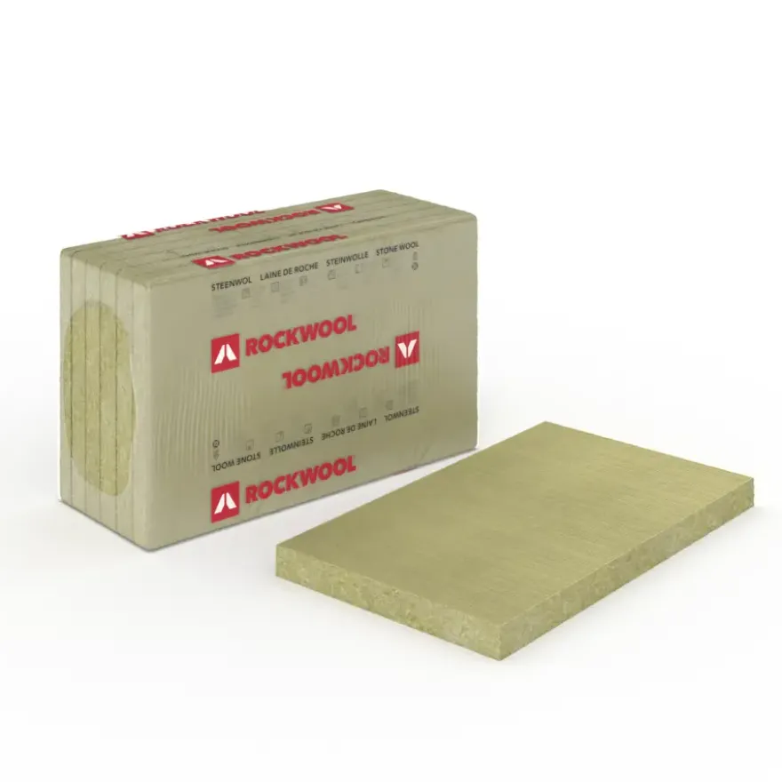 Rockwool steenwolplaat Plus 100x60 cm, dikte 7 cm (Rd 1.9) 3,6 m²