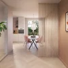 Roomdivider profiel recht 90° natuur eiken 2 stuks