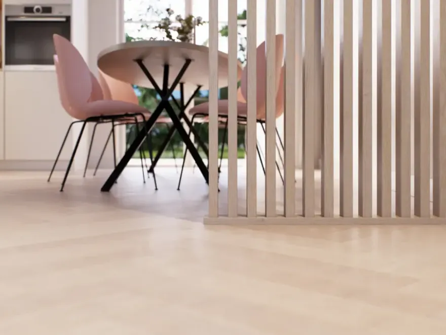 Roomdivider profiel recht 90° natuur eiken 2 stuks