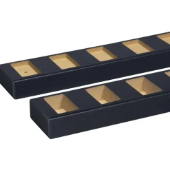 Roomdivider profiel recht 90° lava eiken 2 stuks