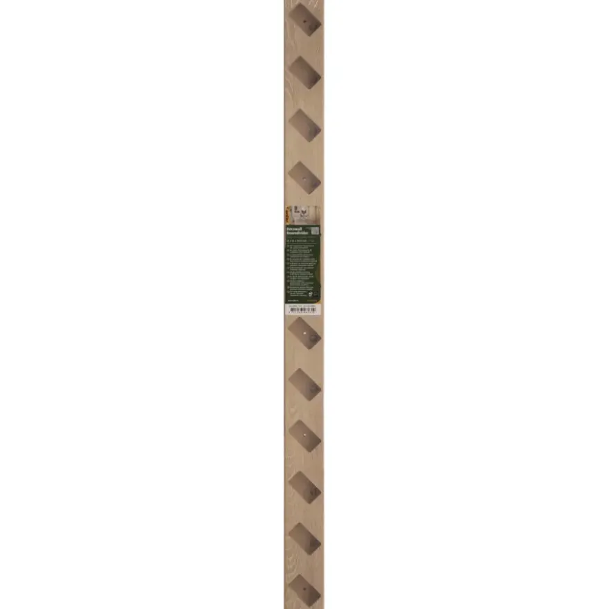 Roomdivider profiel schuin 45° natuur eiken 2 stuks