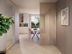 Roomdivider profiel schuin 45° natuur eiken 2 stuks