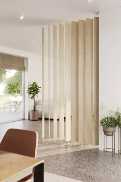 Roomdivider lamel ellips eiken 18x240 cm 1 stuk