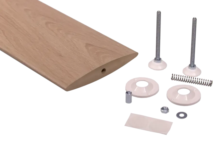 Roomdivider lamel ellips eiken 18x240 cm 1 stuk