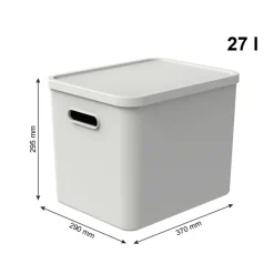 Rotho opbergbox Albula wit 27 L