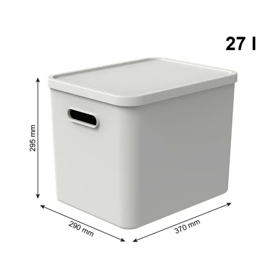 Rotho opbergbox Albula wit 27 L