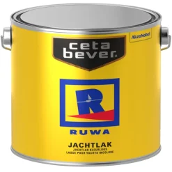 Ruwa jachtlak hoogglans kleurloos 2,5 l