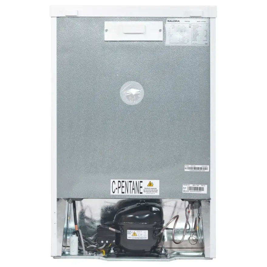 Salora FRT910W diepvrieskast vrijstaand 91 liter wit