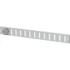Sanivesk afsluitbaar schuifrooster aluminium geanodiseerd 37x4 cm