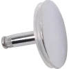Sanivesk Afvoerplug Bad + Knop Zwart