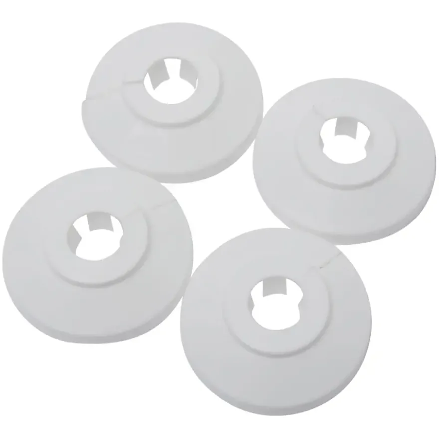 Sanivesk CV Buisrozet 12mm Wit 4 stuks