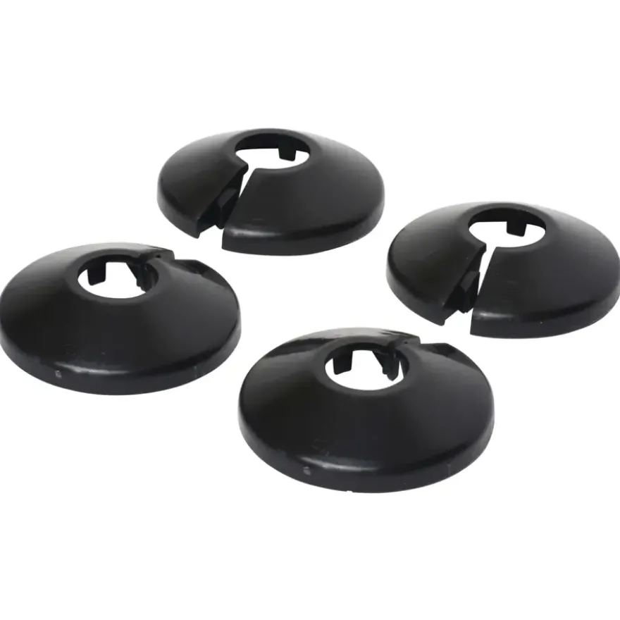 Sanivesk CV Buisrozet 15mm Zwart 4 stuks