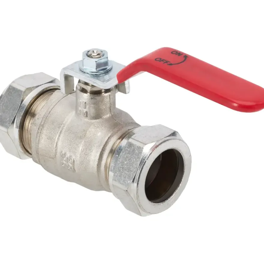 Sanivesk CV Kogelkraan Knel Hendel Messing 22mm