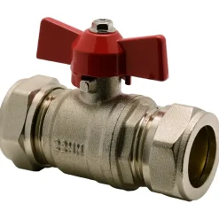 Sanivesk CV Kogelkraan Knel Vlindergreep 22x22mm Chroom
