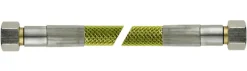 Sanivesk Flexibele Gasslangset RVS M24x1,5 125cm