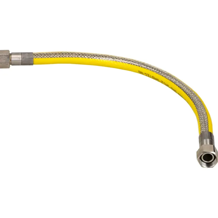Sanivesk Flexibele Gasslangset RVS M24x1,5 RVS 50cm